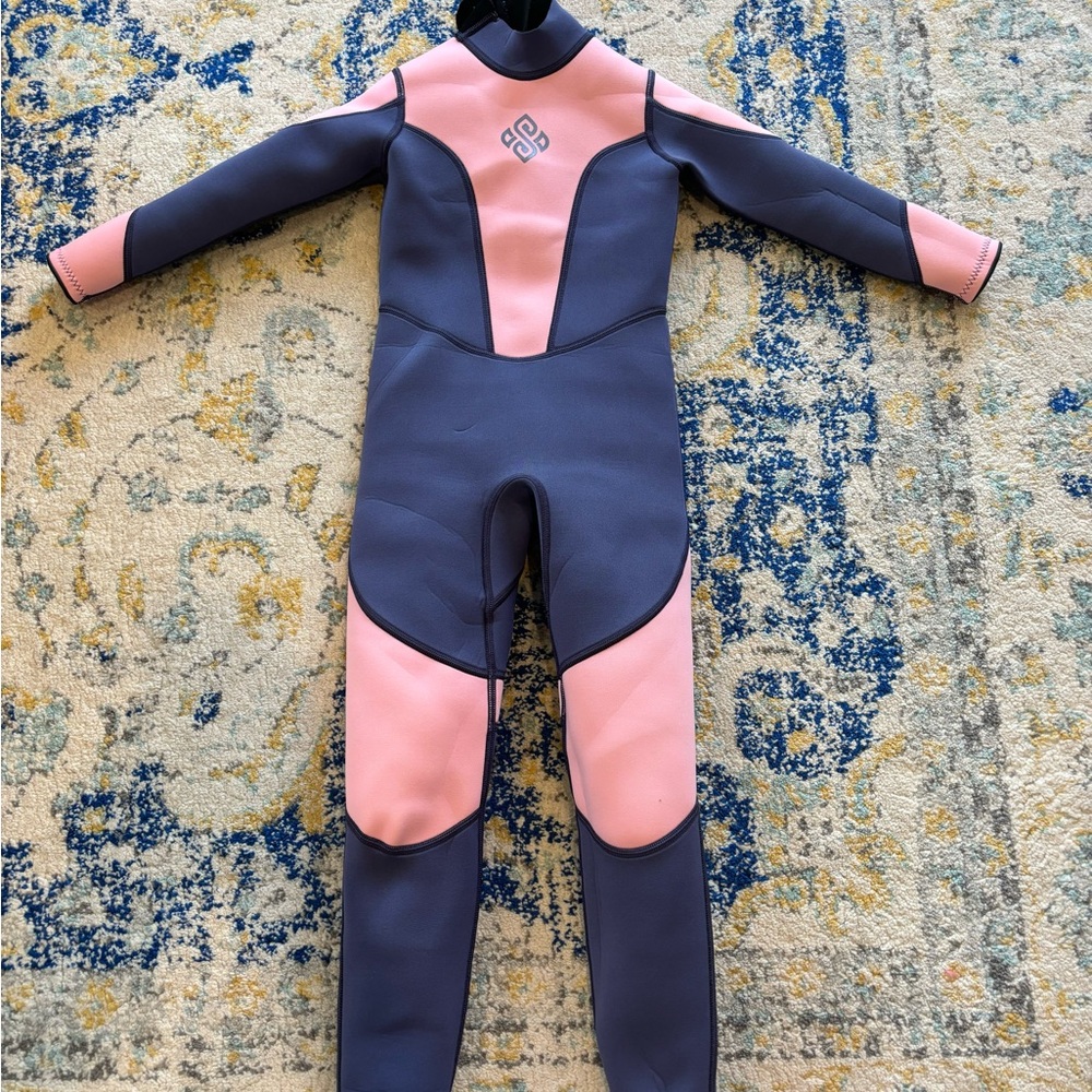 SeaSkin Pink and Gray Kids Wetsuit